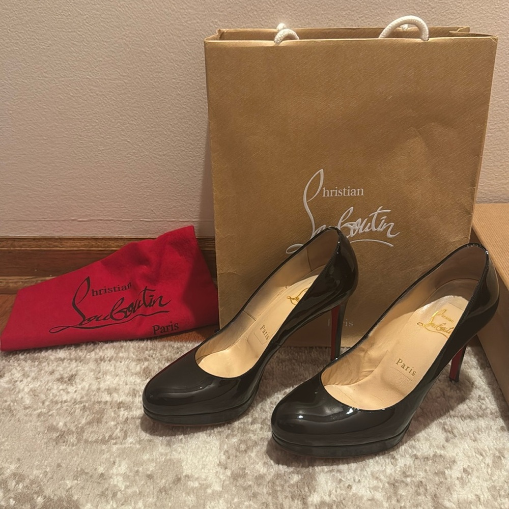 Christian Louboutin Patent Black Pump